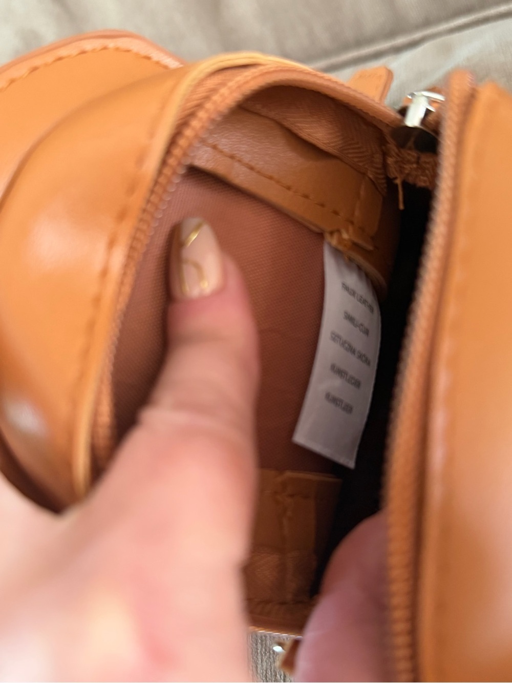 NWOT Happily Grey Cowboy Boot Bag - Picture 6 of 7
